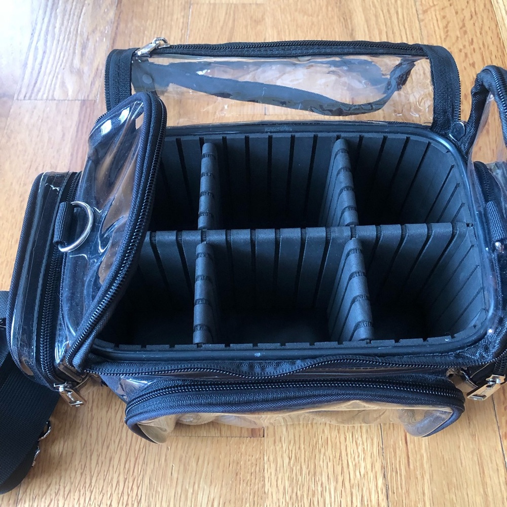 Makeup/ brush clear travel bag - Picture 2 of 5